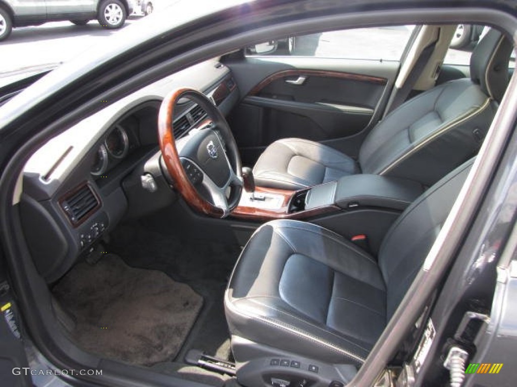 Anthracite Interior 2010 Volvo S80 V8 AWD Photo #82561798