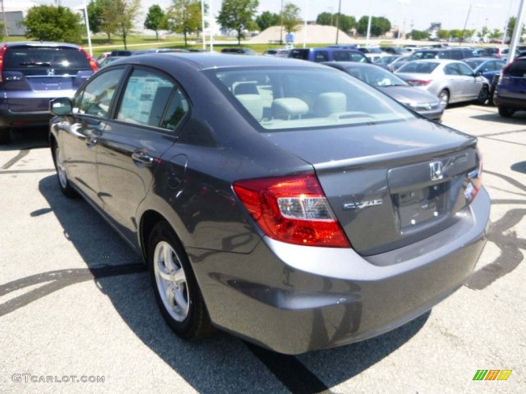 Polished Metal Metallic 2012 Honda Civic NGV Sedan Exterior Photo #82561846