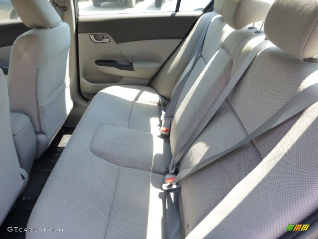 2012 Honda Civic NGV Sedan Rear Seat Photo #82561981