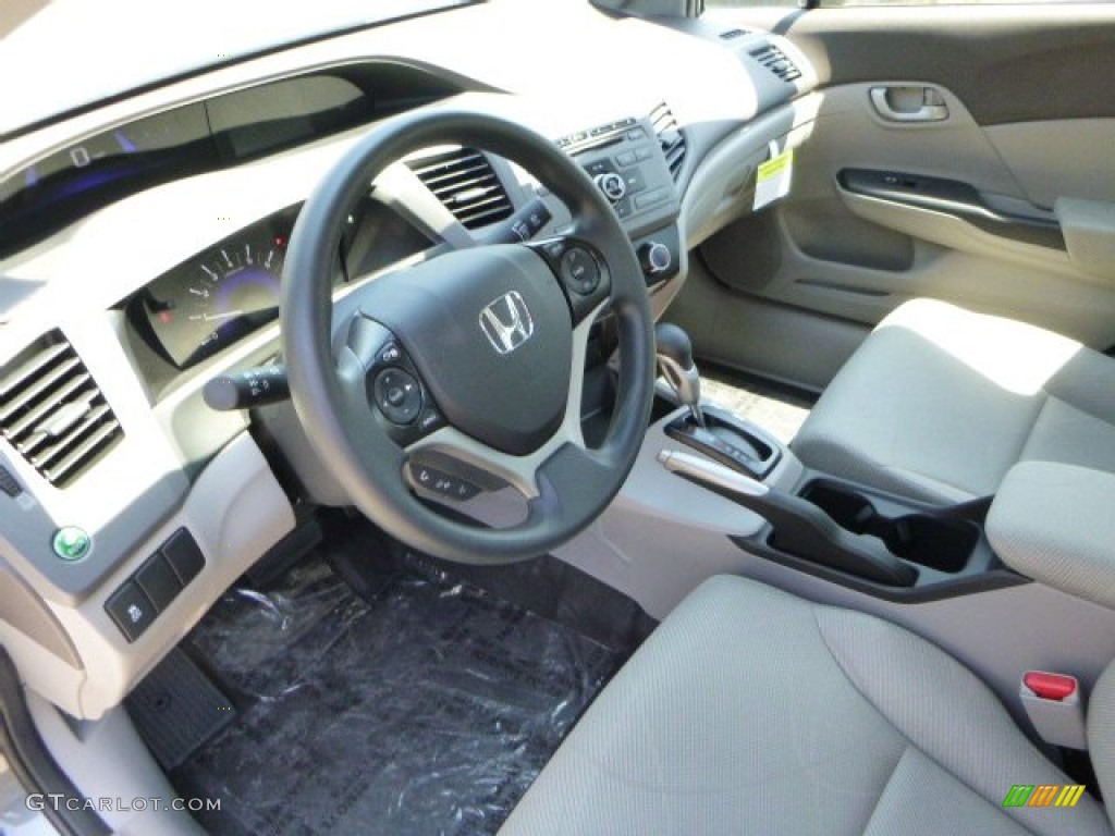 Gray Interior 2012 Honda Civic NGV Sedan Photo #82562056