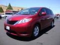 2012 Salsa Red Pearl Toyota Sienna LE  photo #3