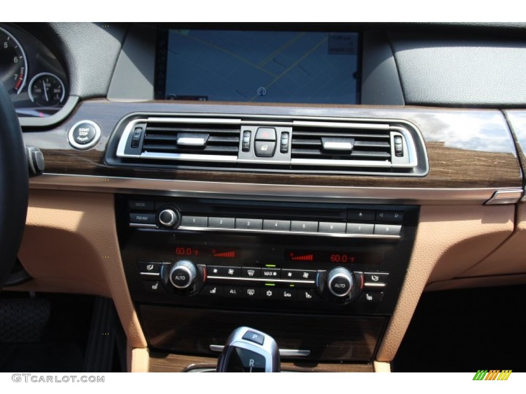 2011 7 Series 750Li xDrive Sedan - Mineral White Metallic / Saddle/Black Nappa Leather photo #14