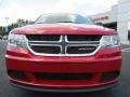 2013 Brilliant Red Tri-Coat Pearl Dodge Journey American Value Package  photo #2