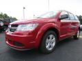 2013 Brilliant Red Tri-Coat Pearl Dodge Journey American Value Package  photo #3