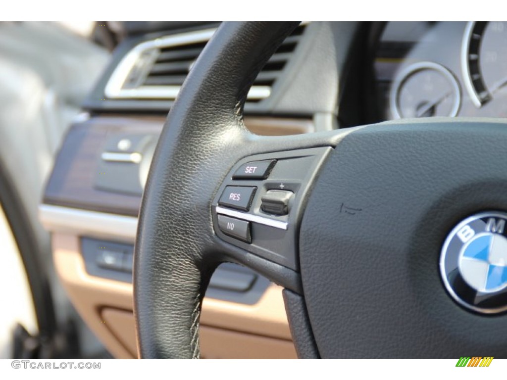 2011 7 Series 750Li xDrive Sedan - Mineral White Metallic / Saddle/Black Nappa Leather photo #17