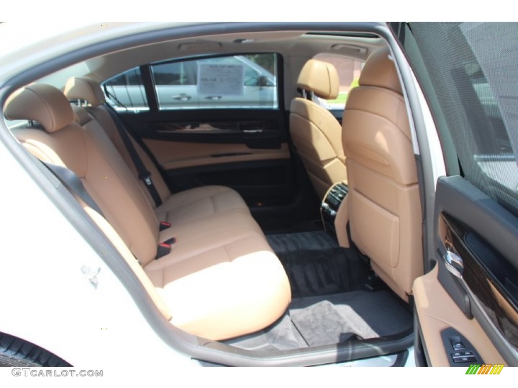 2011 7 Series 750Li xDrive Sedan - Mineral White Metallic / Saddle/Black Nappa Leather photo #25