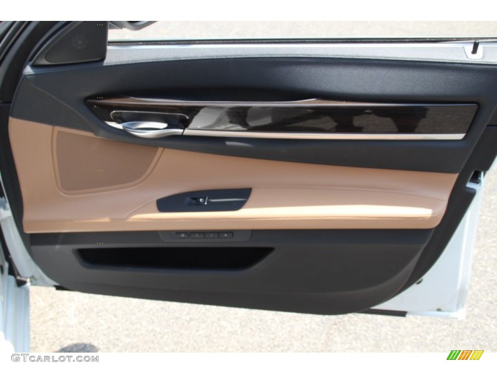 2011 7 Series 750Li xDrive Sedan - Mineral White Metallic / Saddle/Black Nappa Leather photo #27