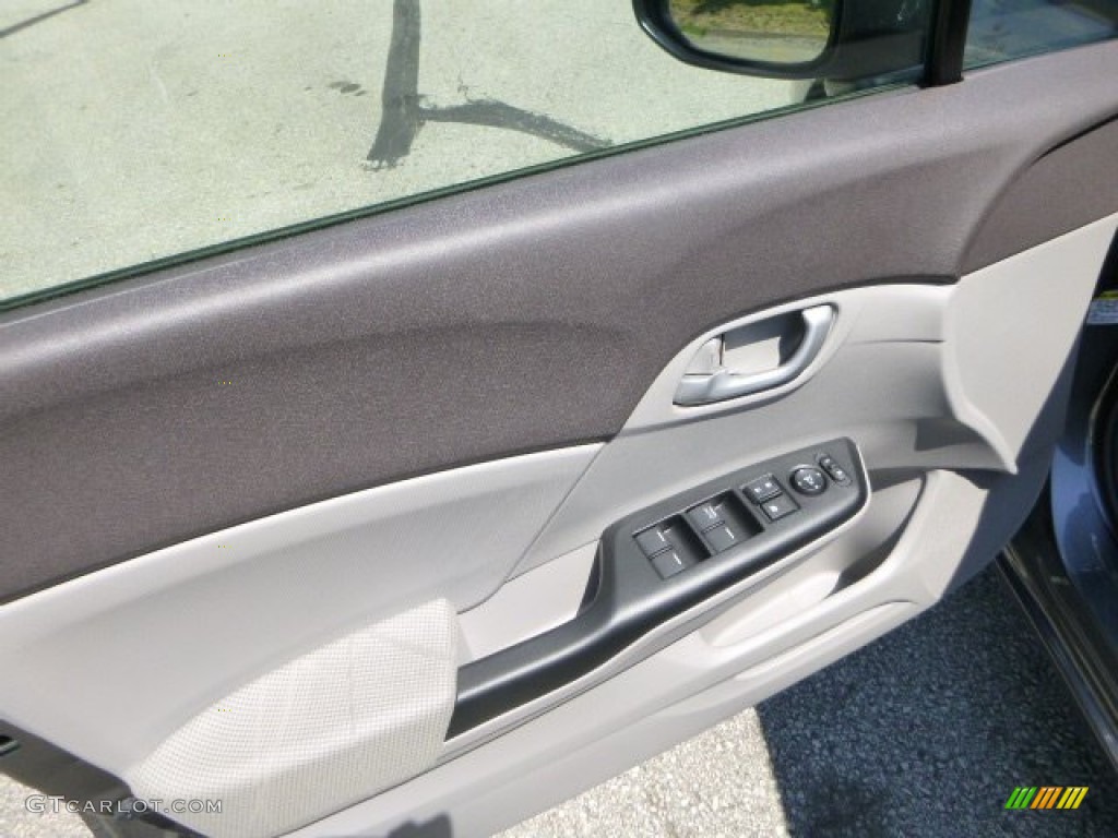 2012 Honda Civic NGV Sedan Gray Door Panel Photo #82562962