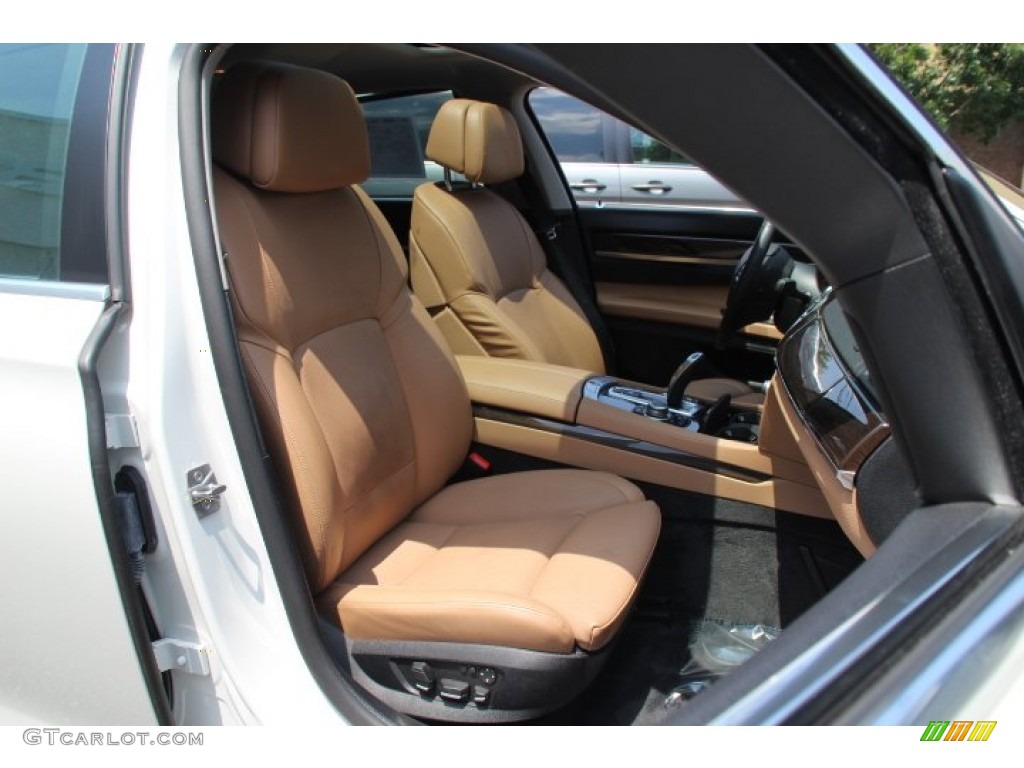 2011 7 Series 750Li xDrive Sedan - Mineral White Metallic / Saddle/Black Nappa Leather photo #30
