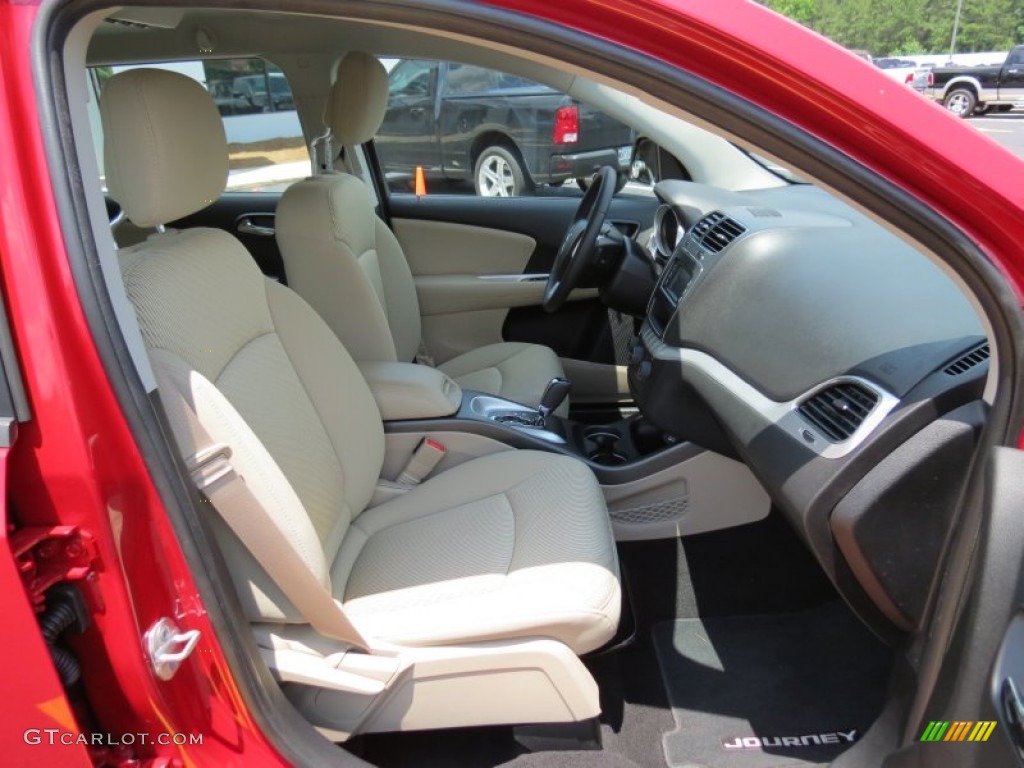 2013 Journey American Value Package - Brilliant Red Tri-Coat Pearl / Black/Light Frost Beige photo #18