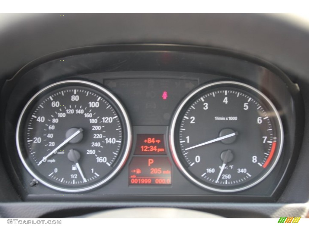 2011 BMW 3 Series 328i xDrive Coupe Gauges Photo #82563586