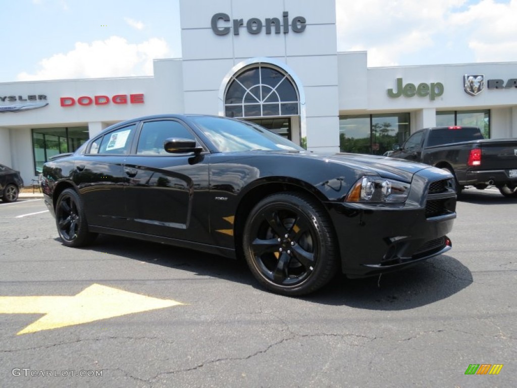 2013 Charger R/T Road & Track - Pitch Black / Black photo #1