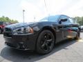 2013 Pitch Black Dodge Charger R/T Road & Track  photo #3