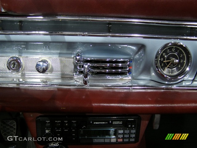 1958 Mercedes-Benz 300SL Roadster, Silver Blue / Burgundy, Front Console 1958 Mercedes-Benz 300 SL Roadster Parts