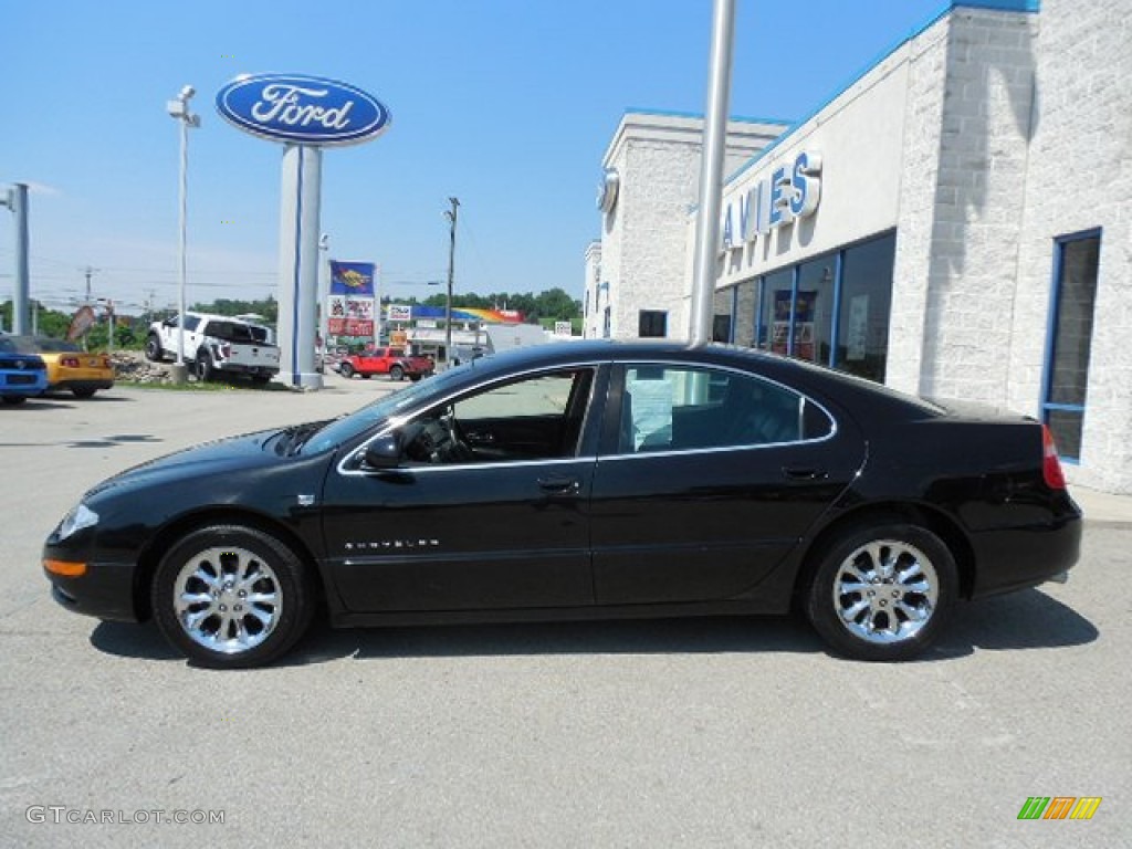2001 300 M Sedan - Black / Dark Slate Gray photo #2