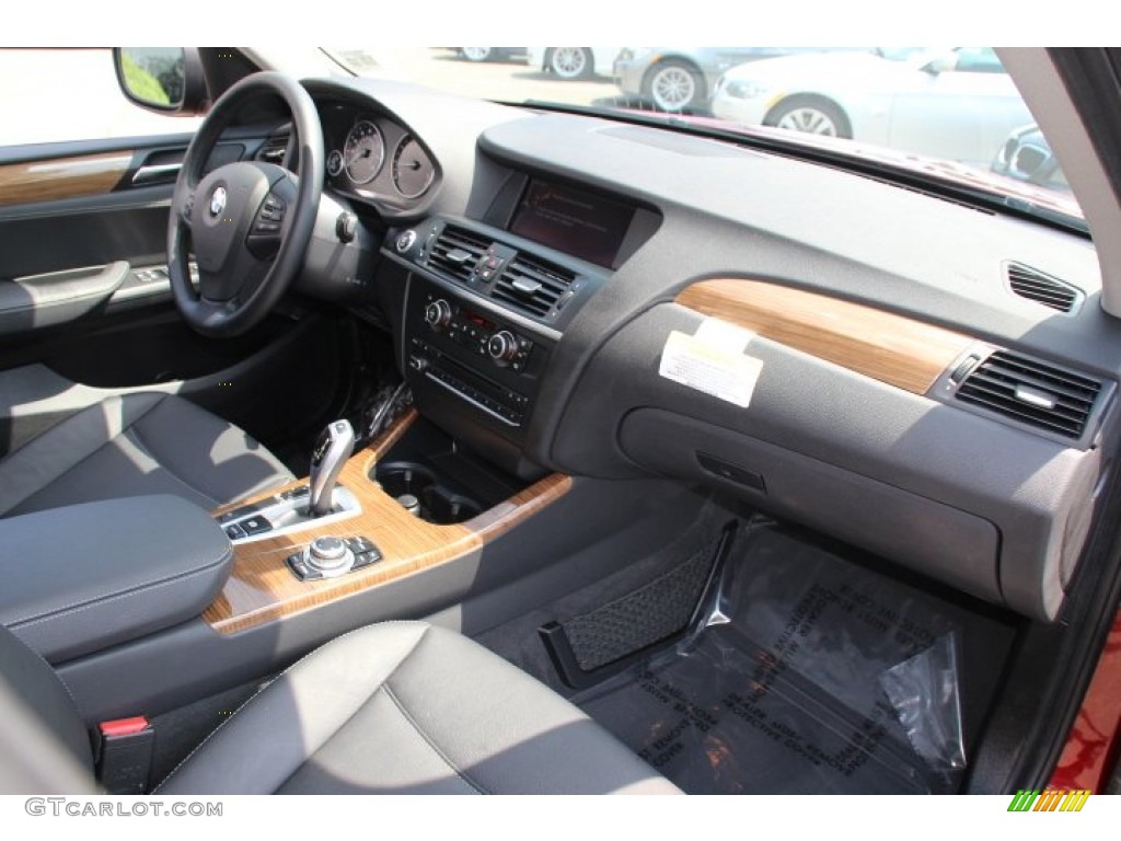 2013 X3 xDrive 28i - Vermillion Red Metallic / Black photo #26