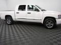 2008 Bright White Dodge Dakota Laramie Crew Cab 4x4  photo #3