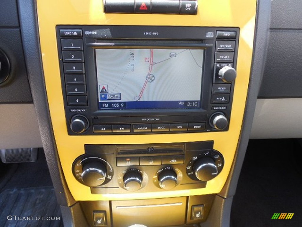 2006 Charger R/T - Top Banana Yellow / Dark Slate Gray/Light Graystone photo #12