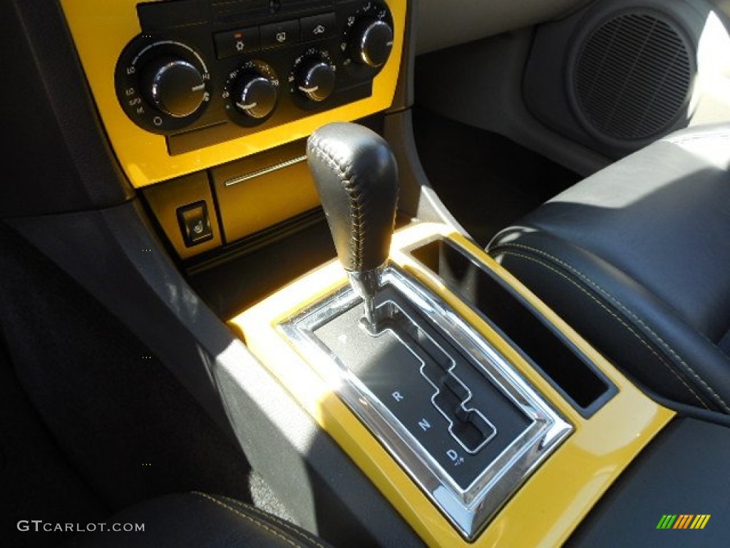 2006 Charger R/T - Top Banana Yellow / Dark Slate Gray/Light Graystone photo #13