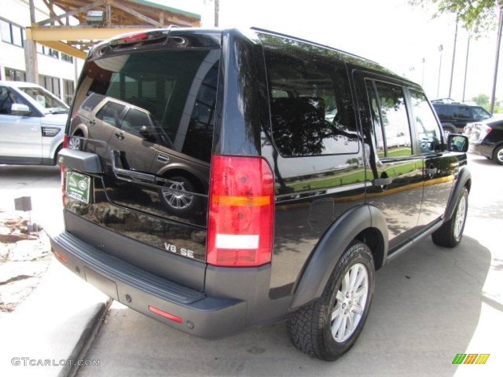 2008 LR3 V8 SE - Java Black Pearlescent / Ebony Black photo #6