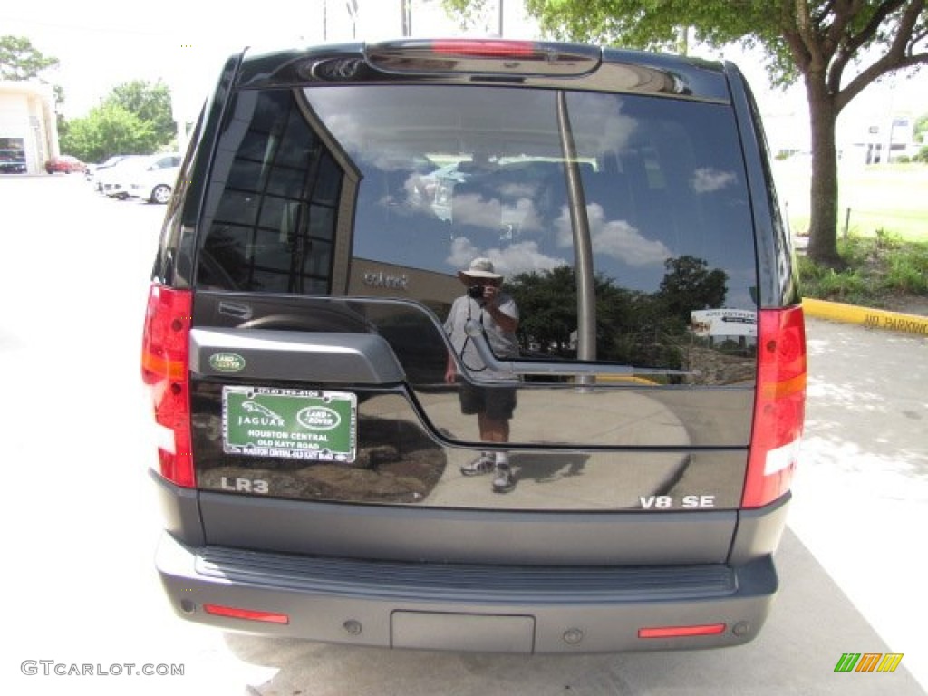2008 LR3 V8 SE - Java Black Pearlescent / Ebony Black photo #7
