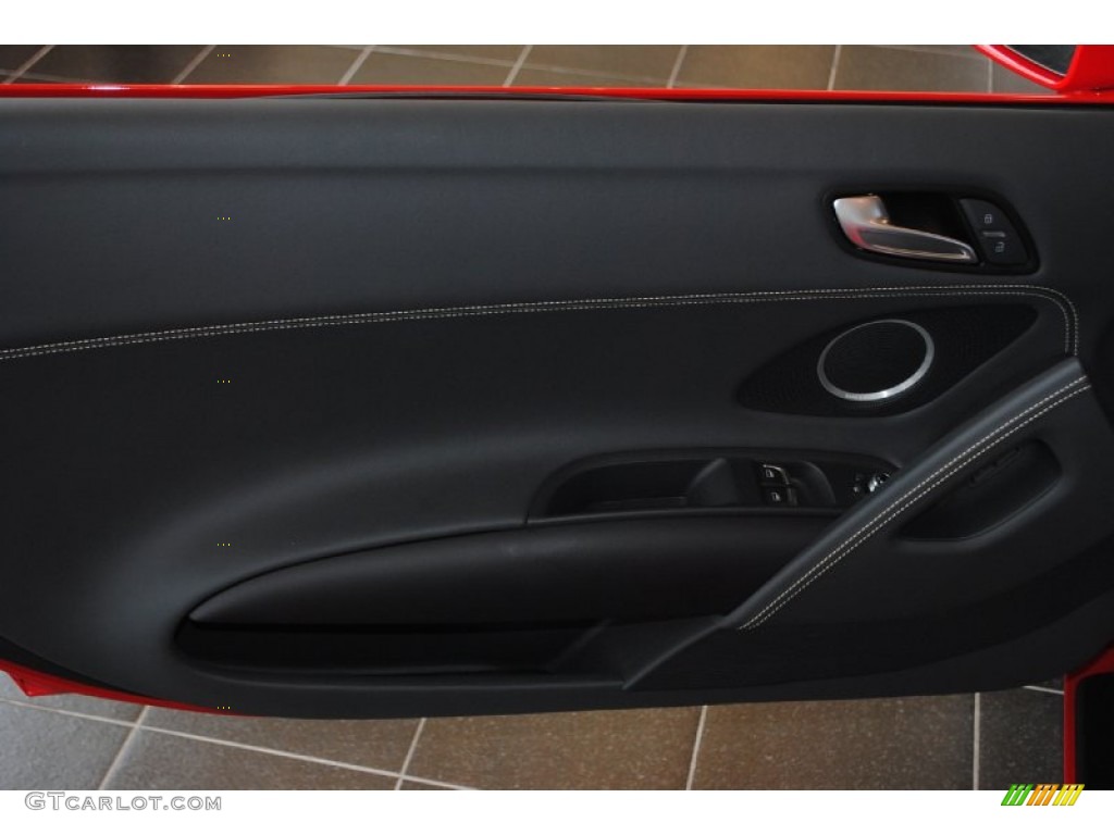 2014 Audi R8 Spyder V8 Black Door Panel Photo #82568563