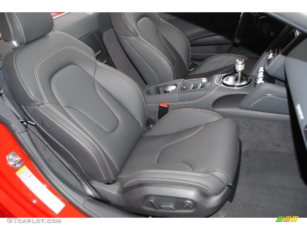 2014 Audi R8 Spyder V8 Front Seat Photo #82568969