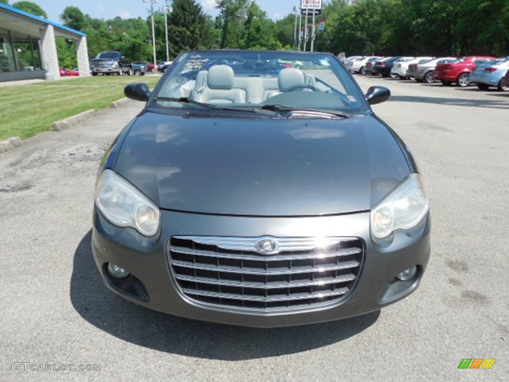 Graphite Metallic 2004 Chrysler Sebring Limited Convertible Exterior Photo #82569070