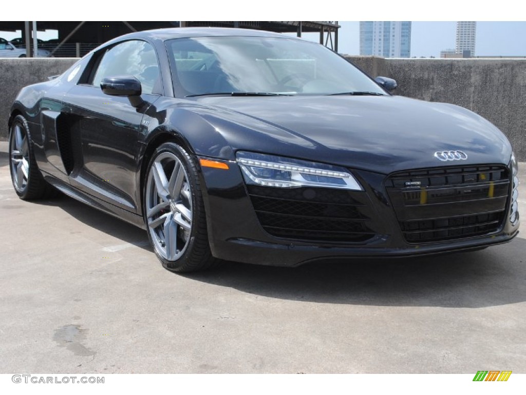 Phantom Black Pearl 2014 Audi R8 Coupe V10 Exterior Photo #82569082