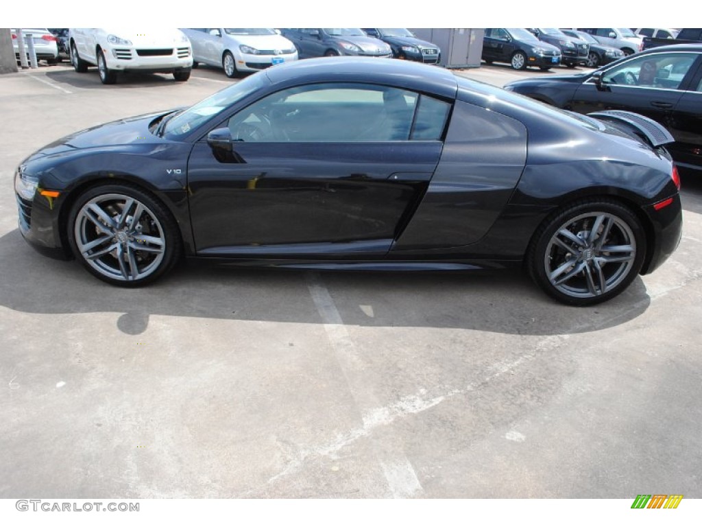 Phantom Black Pearl 2014 Audi R8 Coupe V10 Exterior Photo #82569215