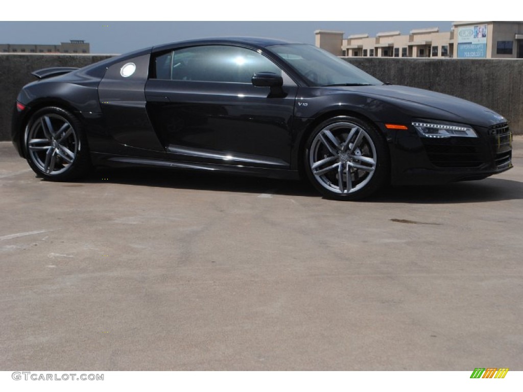 Phantom Black Pearl 2014 Audi R8 Coupe V10 Exterior Photo #82569322