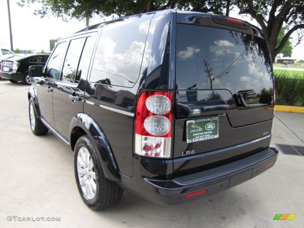 2012 LR4 HSE LUX - Buckingham Blue Metallic / Almond/Nutmeg photo #8