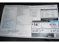 2014 R8 Coupe V10 Window Sticker