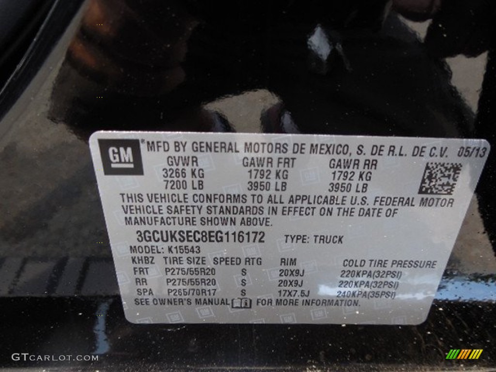 2014 Silverado 1500 LTZ Crew Cab 4x4 - Black / Jet Black photo #19