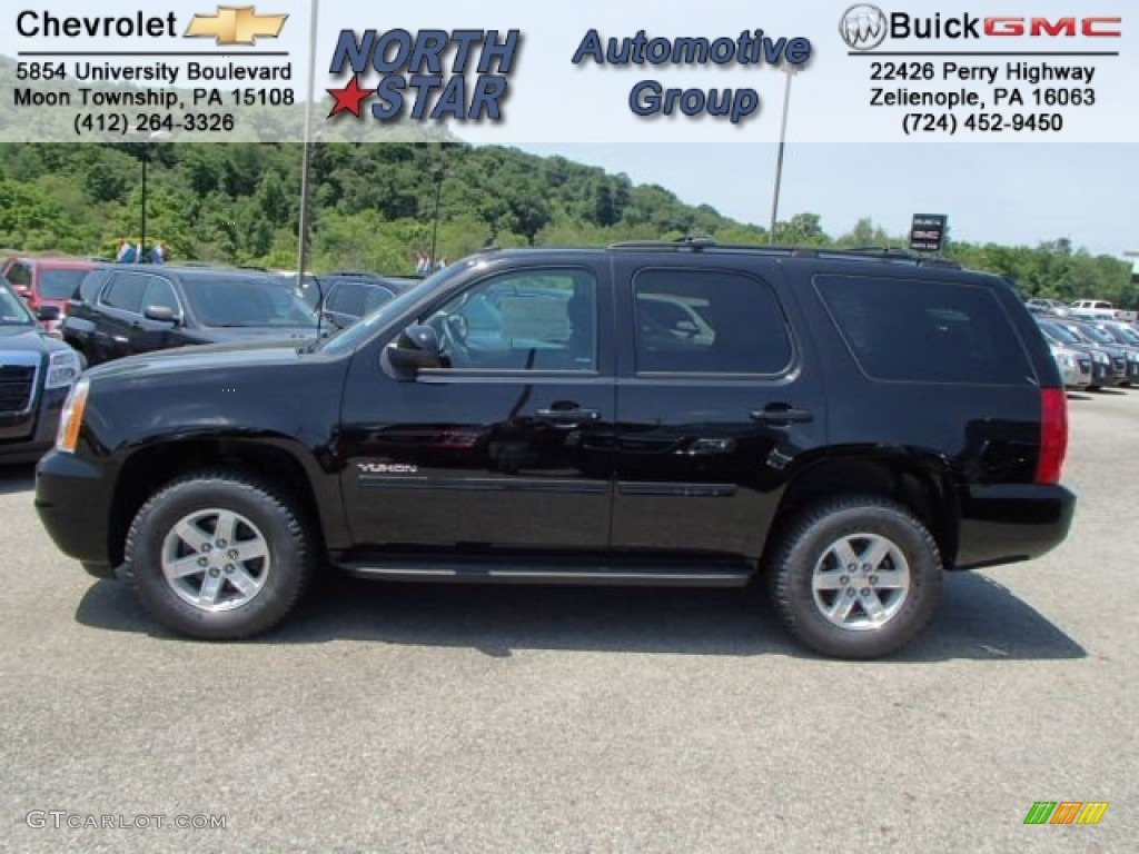 2013 Yukon SLE 4x4 - Onyx Black / Ebony photo #1