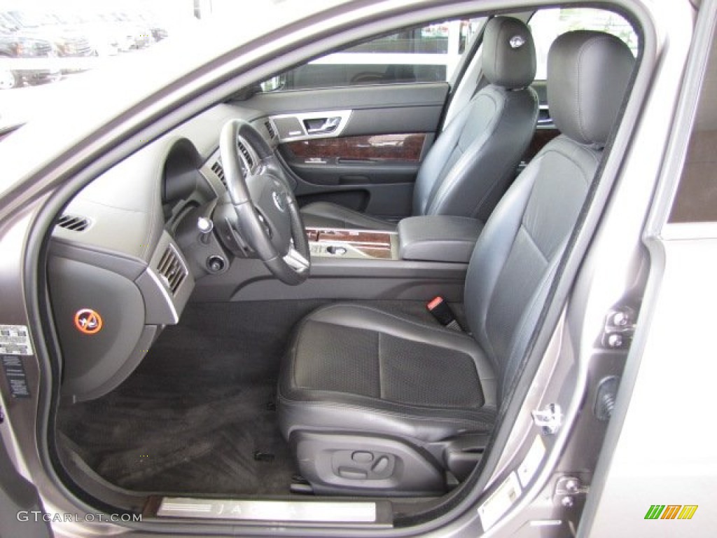2010 XF Premium Sport Sedan - Vapour Grey Metallic / Warm Charcoal photo #3