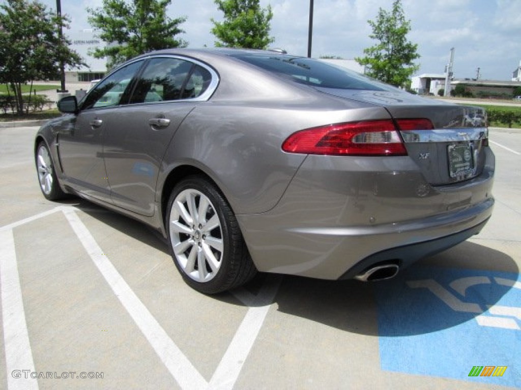 2010 XF Premium Sport Sedan - Vapour Grey Metallic / Warm Charcoal photo #8