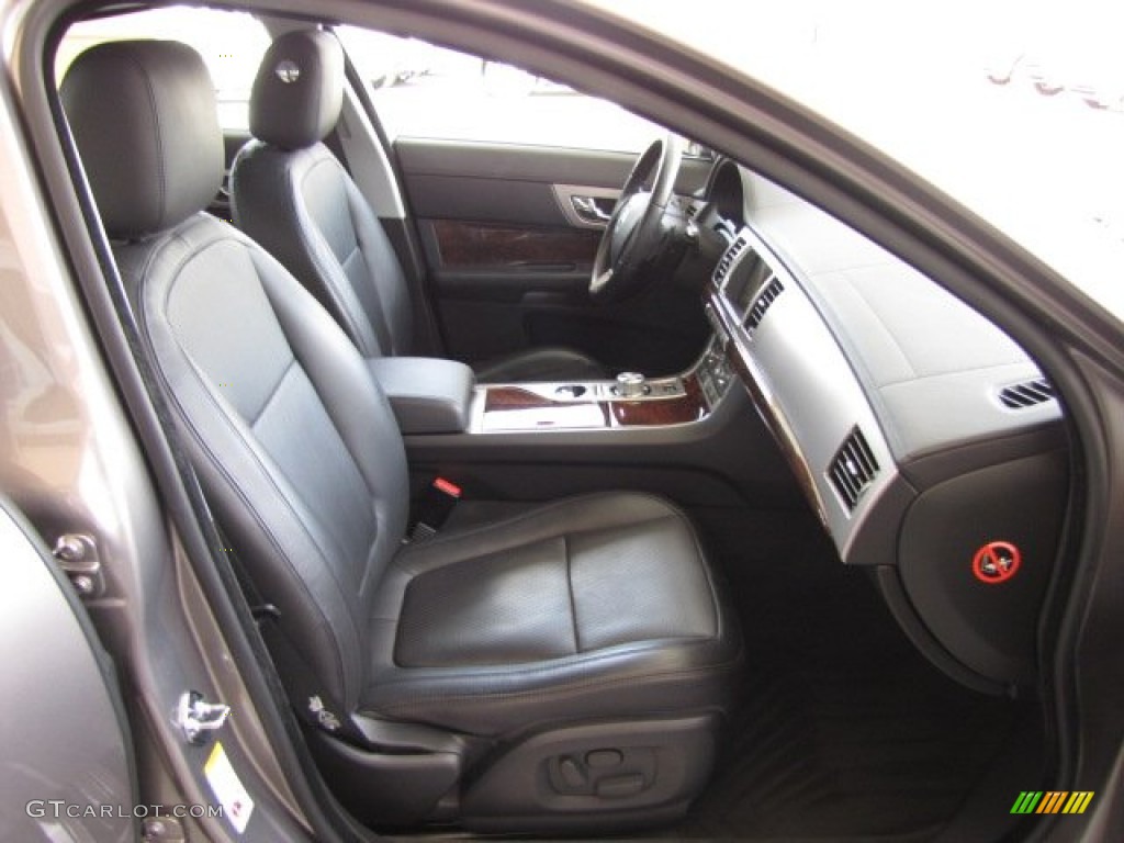 2010 XF Premium Sport Sedan - Vapour Grey Metallic / Warm Charcoal photo #17