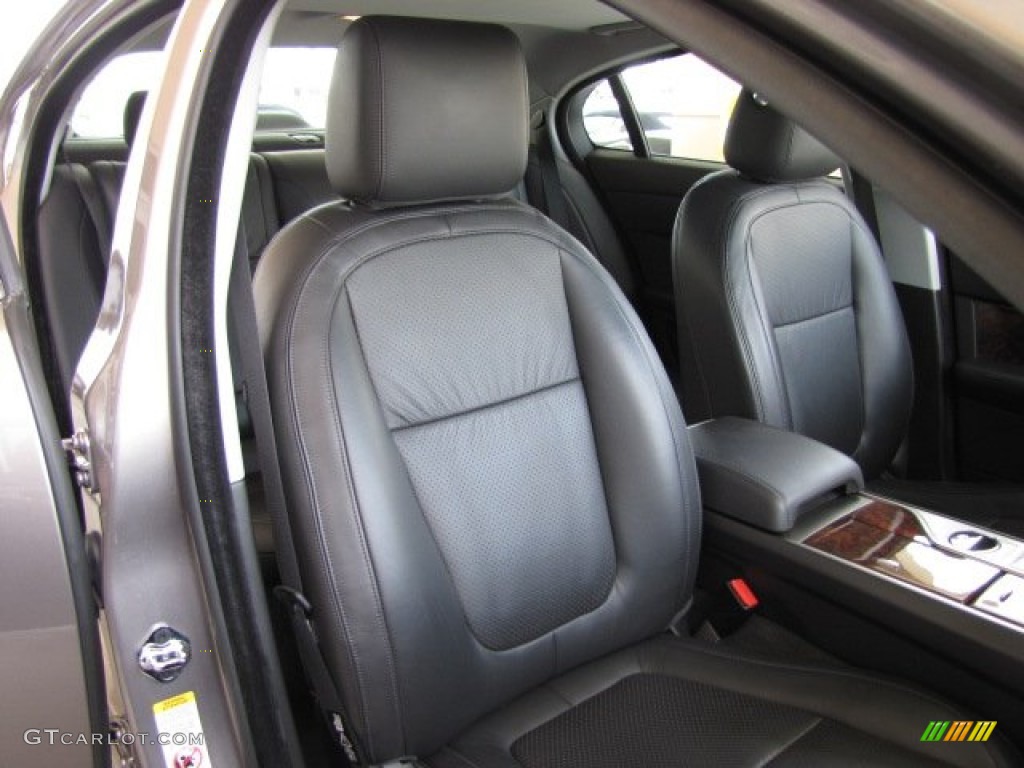 2010 XF Premium Sport Sedan - Vapour Grey Metallic / Warm Charcoal photo #19