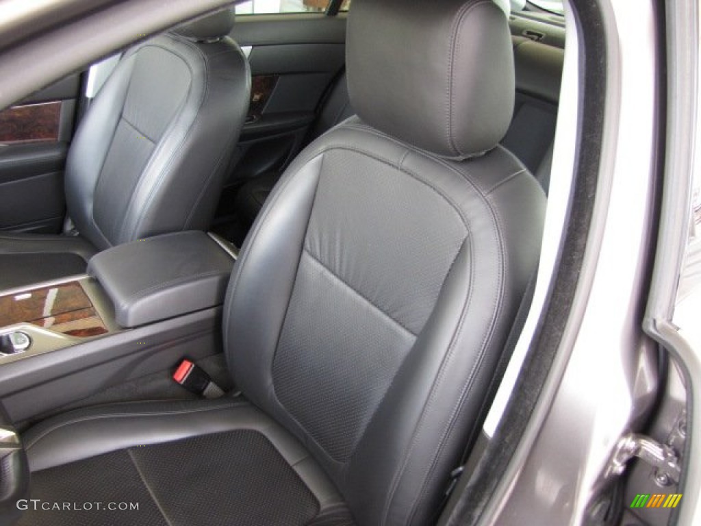 2010 XF Premium Sport Sedan - Vapour Grey Metallic / Warm Charcoal photo #29