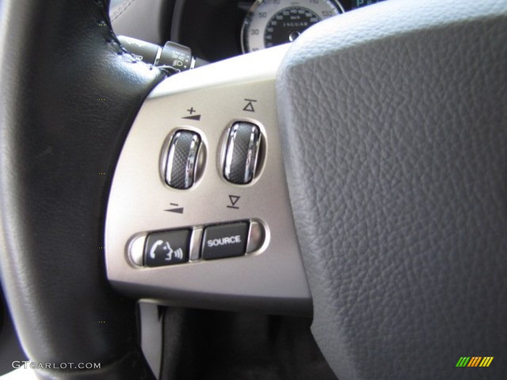 2010 XF Premium Sport Sedan - Vapour Grey Metallic / Warm Charcoal photo #35