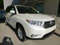 2013 Blizzard White Pearl Toyota Highlander SE 4WD  photo #7
