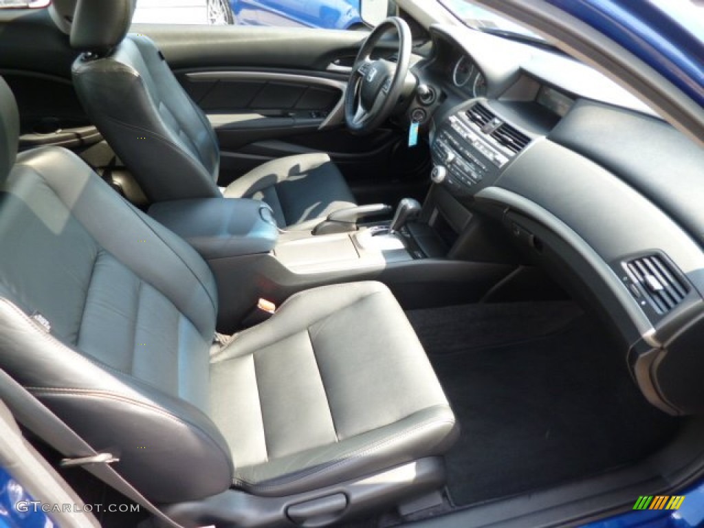 2010 Accord EX-L Coupe - Belize Blue Pearl / Black photo #10