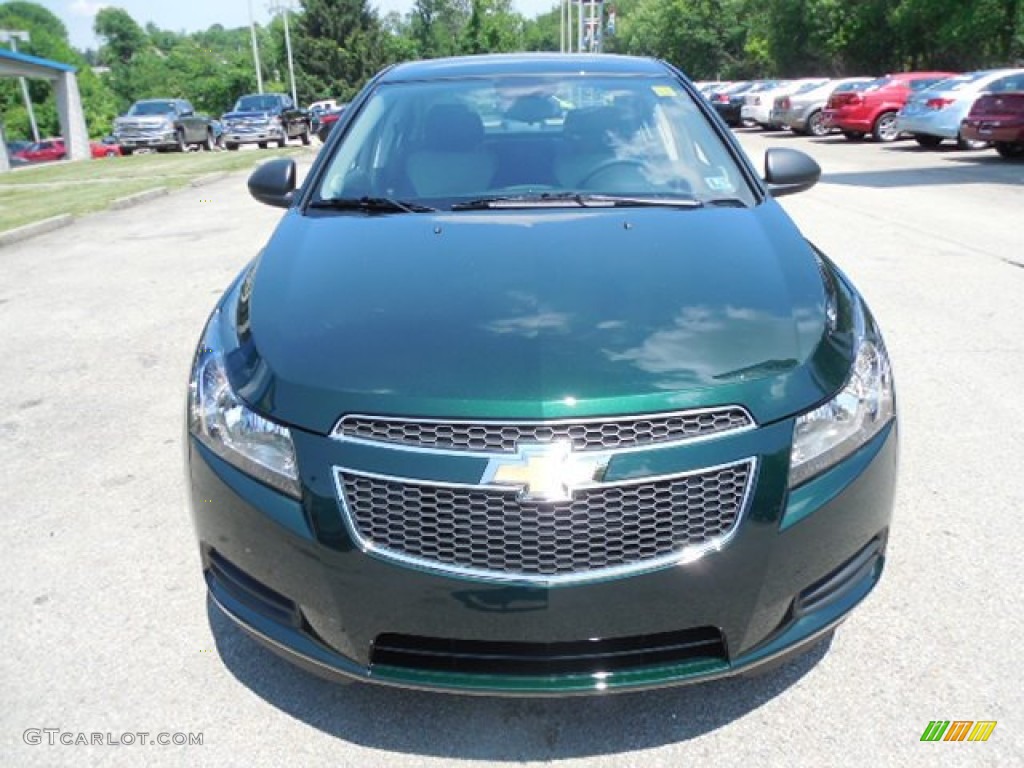 Rainforest Green Metallic 2014 Chevrolet Cruze LS Exterior Photo #82571935