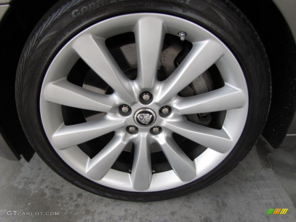 2010 XF Premium Sport Sedan - Vapour Grey Metallic / Warm Charcoal photo #48