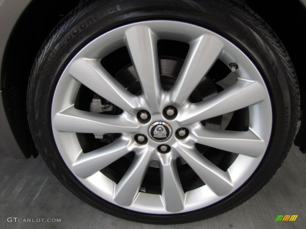 2010 XF Premium Sport Sedan - Vapour Grey Metallic / Warm Charcoal photo #49