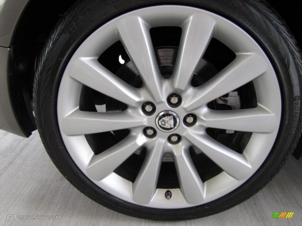 2010 XF Premium Sport Sedan - Vapour Grey Metallic / Warm Charcoal photo #50
