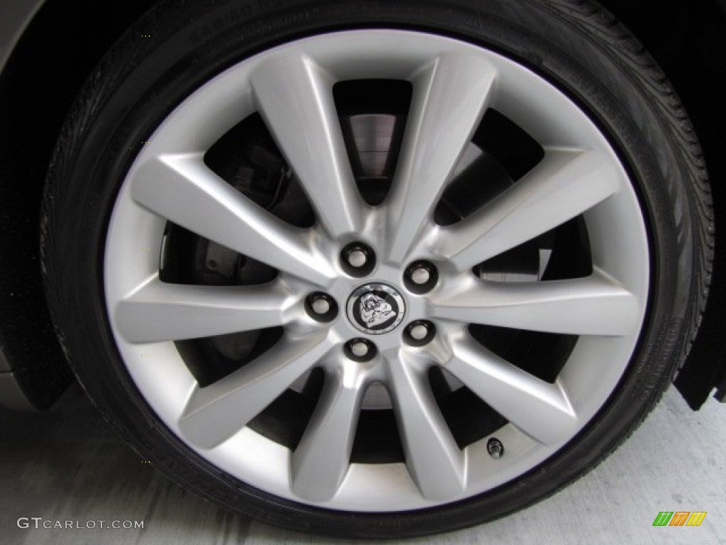 2010 XF Premium Sport Sedan - Vapour Grey Metallic / Warm Charcoal photo #51