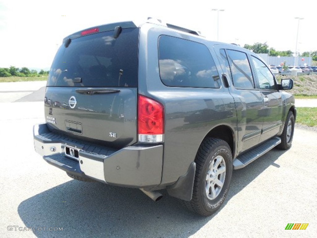 2004 Armada SE 4x4 - Smoke Metallic / Graphite/Titanium photo #18