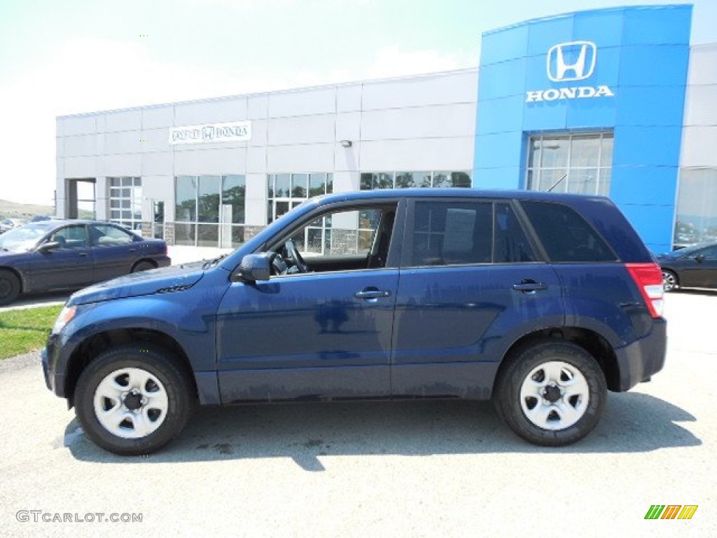 2012 Grand Vitara Premium 4x4 - Deep Sea Blue Metallic / Black photo #2